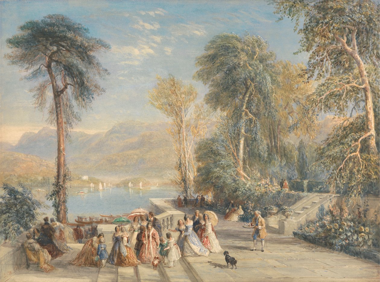 Windermere während der Regatta von David Cox