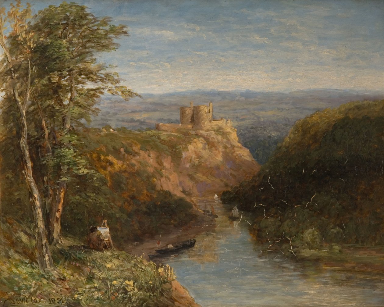 Kilgerran Castle, Pembrokeshire von David Cox the elder