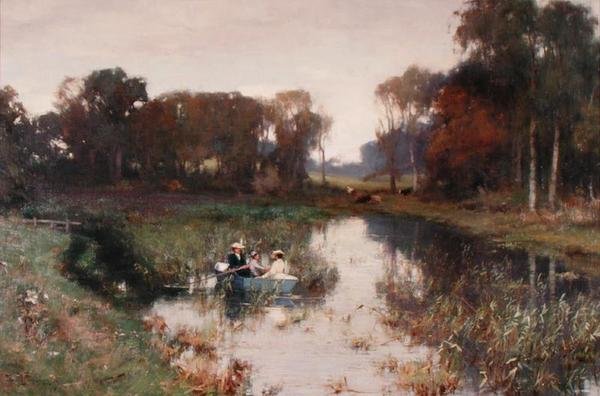 Die Bootspartie, 1894 von David Farquharson