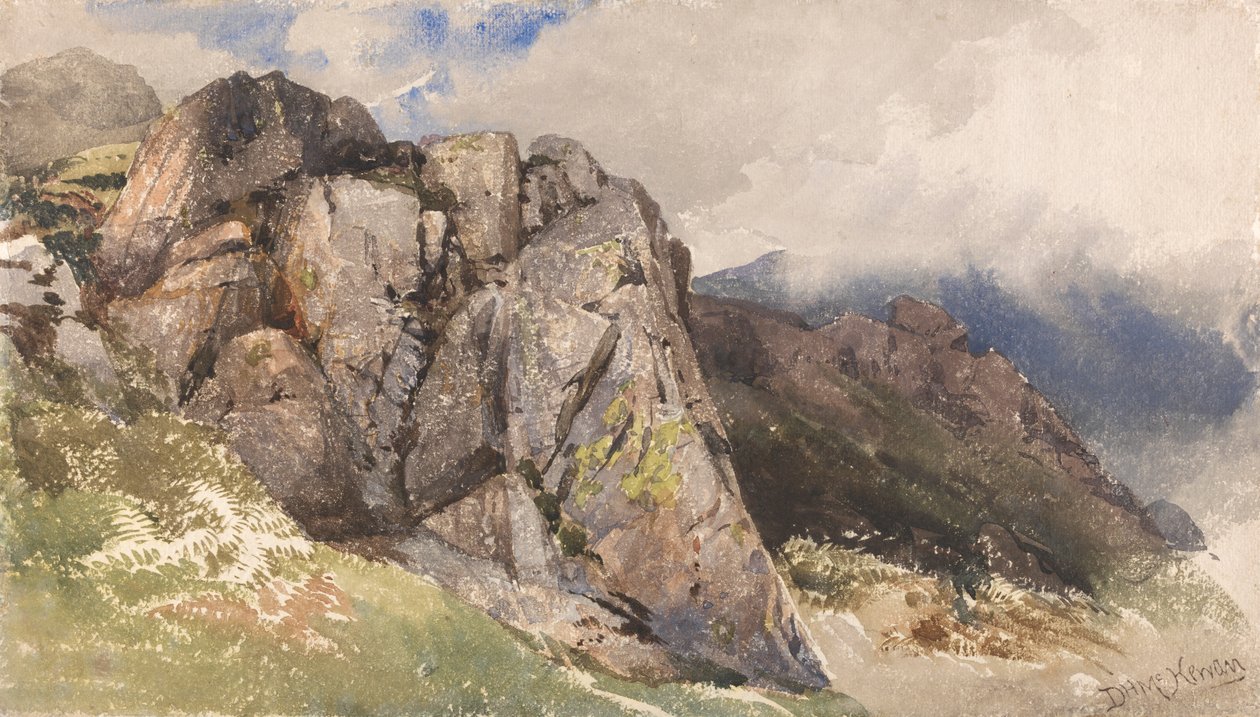 Bergfelsen von David Hall McKewan