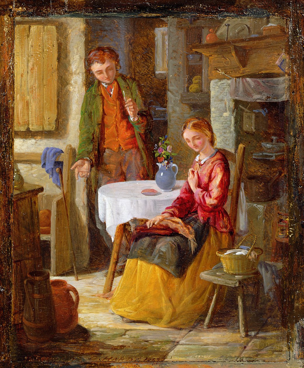 Flirtation, 1869 von David Hardy