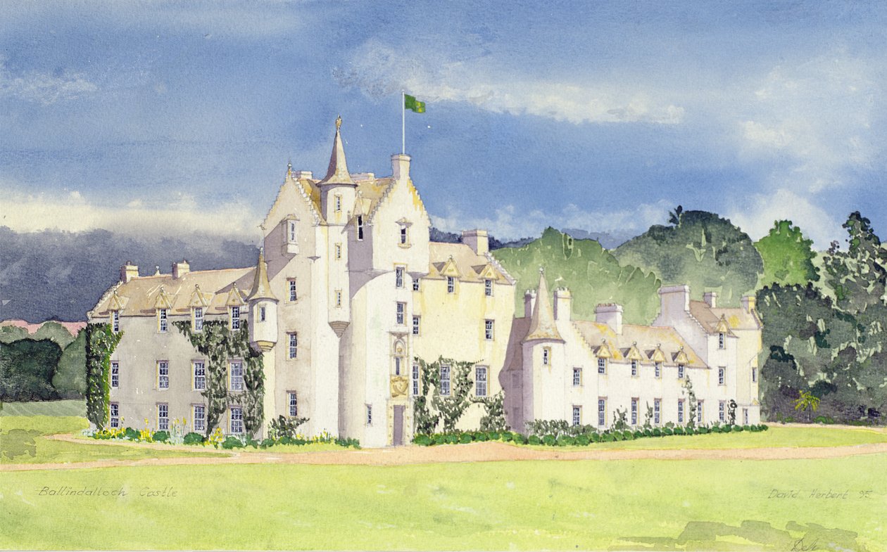 Ballindalloch Castle, 1995 von David Herbert