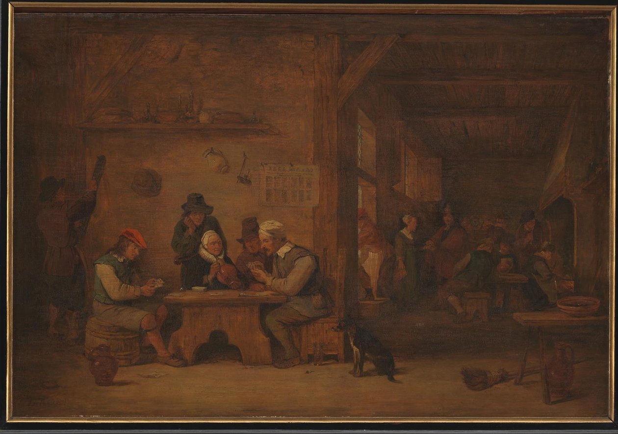 Inneres eines Gasthauses von David I Teniers