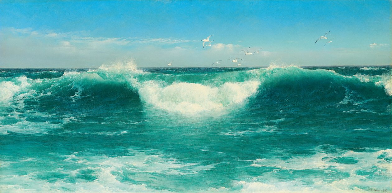 Ein Cornish Roller, 1898 von David James