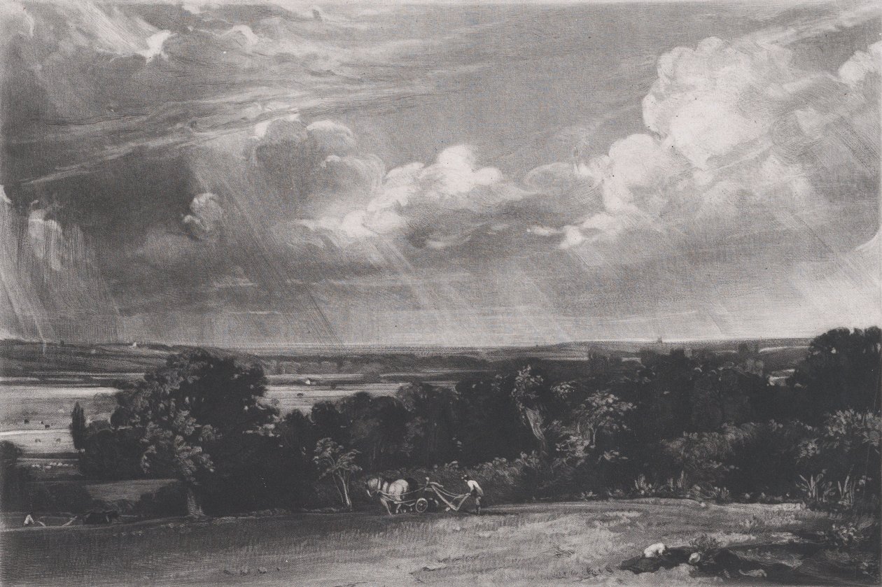 Ein Sommerland, 1829 von David Lucas