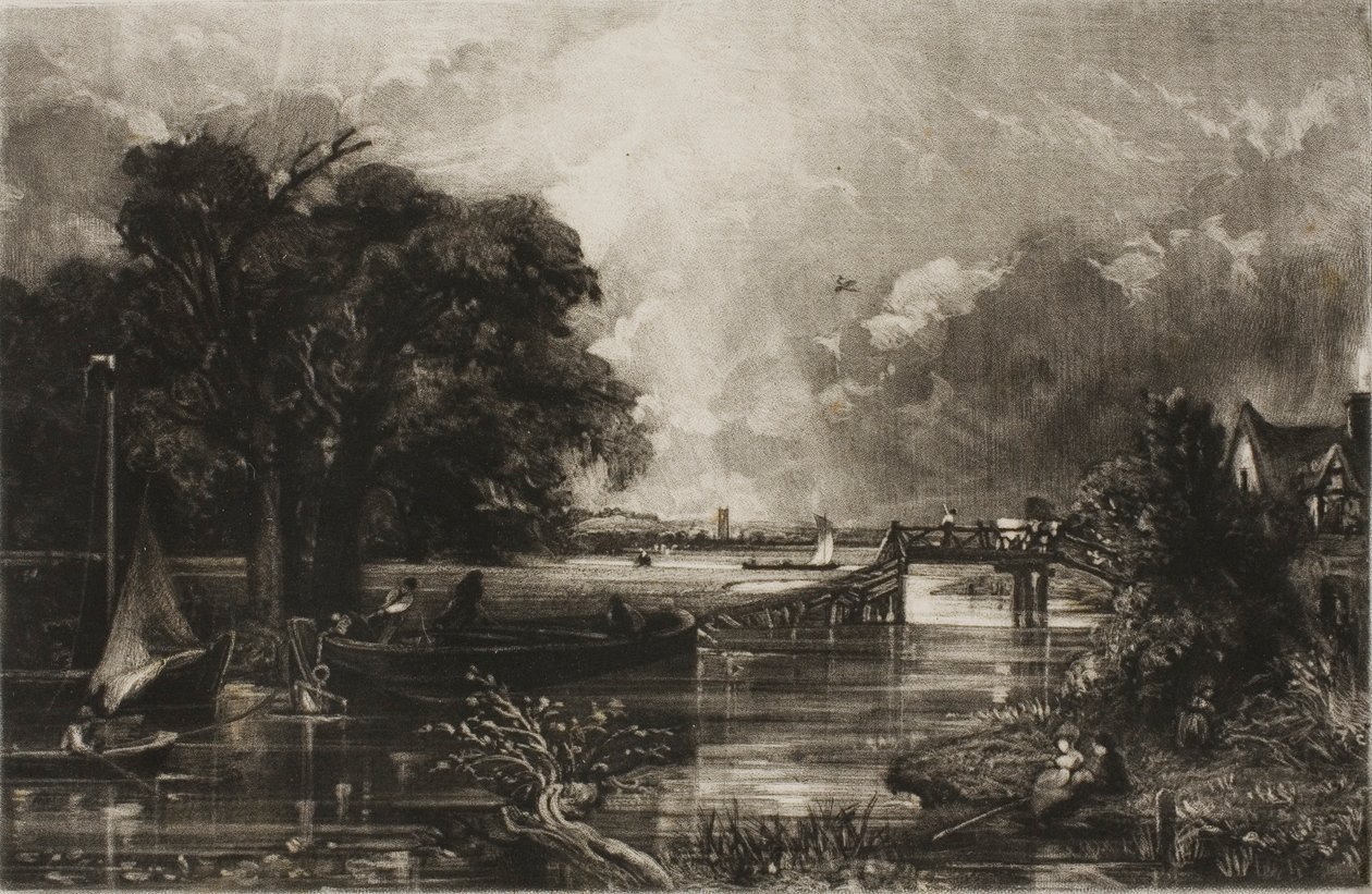 Fluss Stour, Suffolk von David Lucas