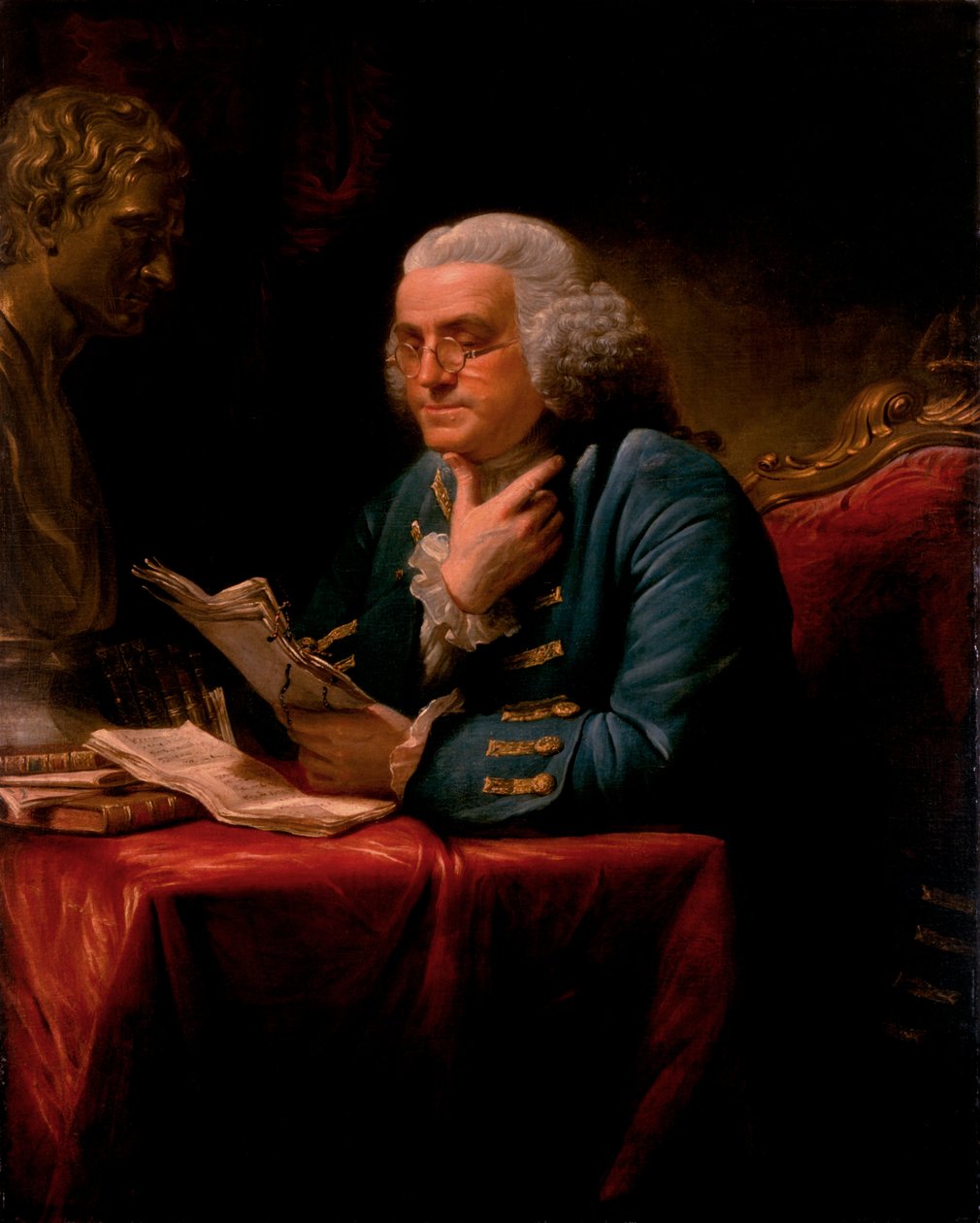 Benjamin Franklin von David Martin