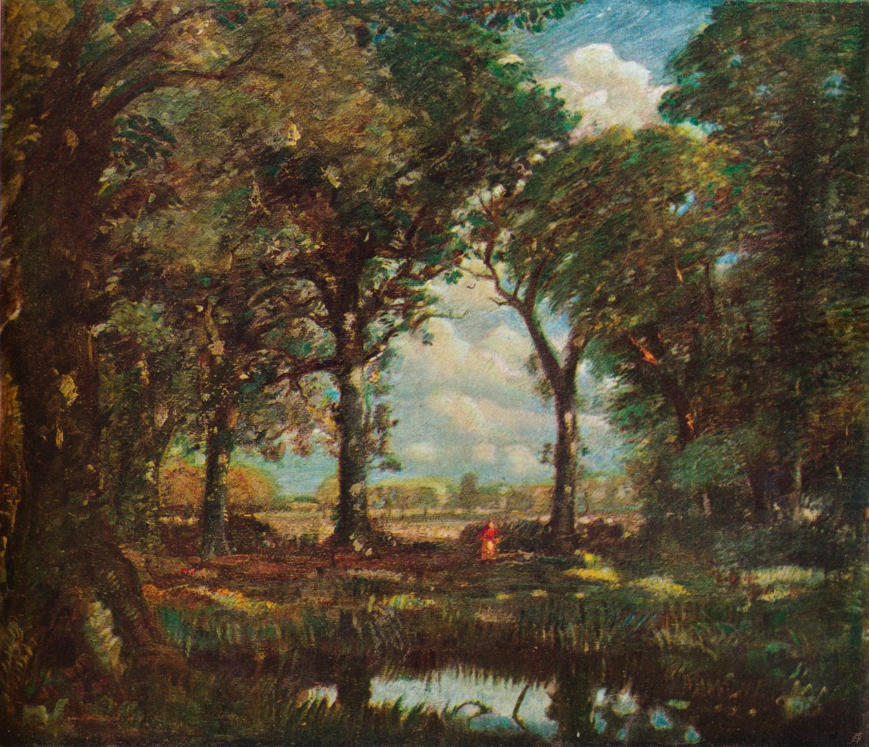 Ein Waldteich, ca. 1905 von David Muirhead