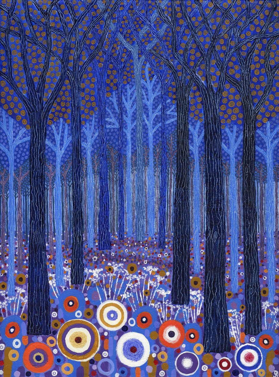 Blauer Wald, 2011 von David Newton