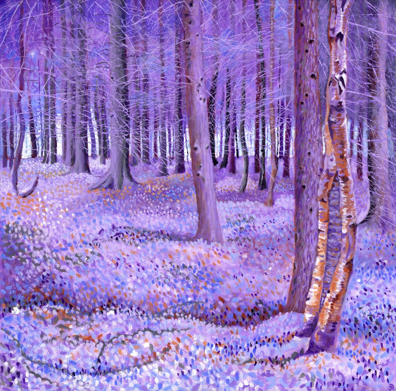 Lila Wald 2, 2012 von David Newton