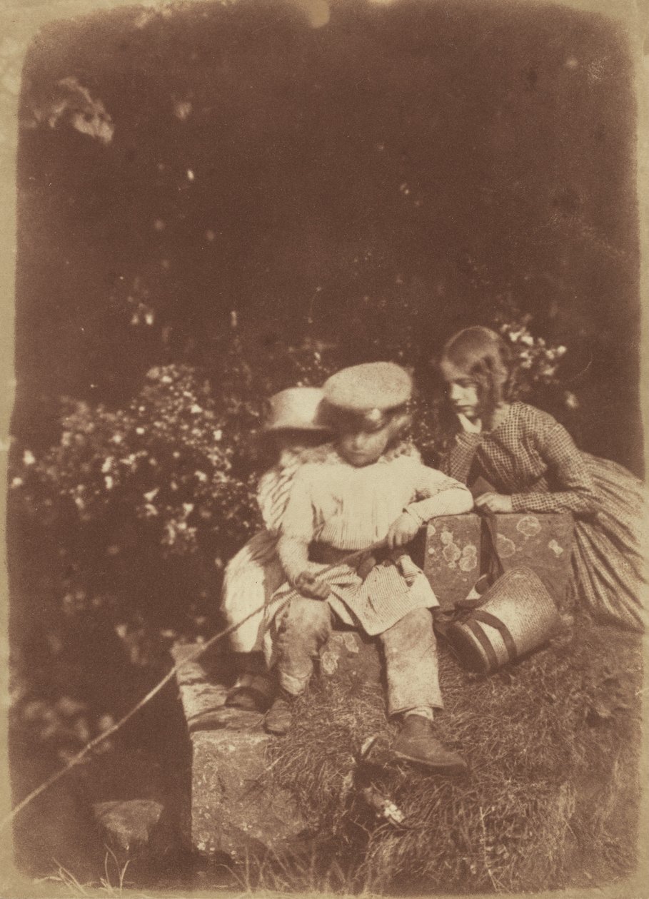 Am Köderteich von David Octavius Hill