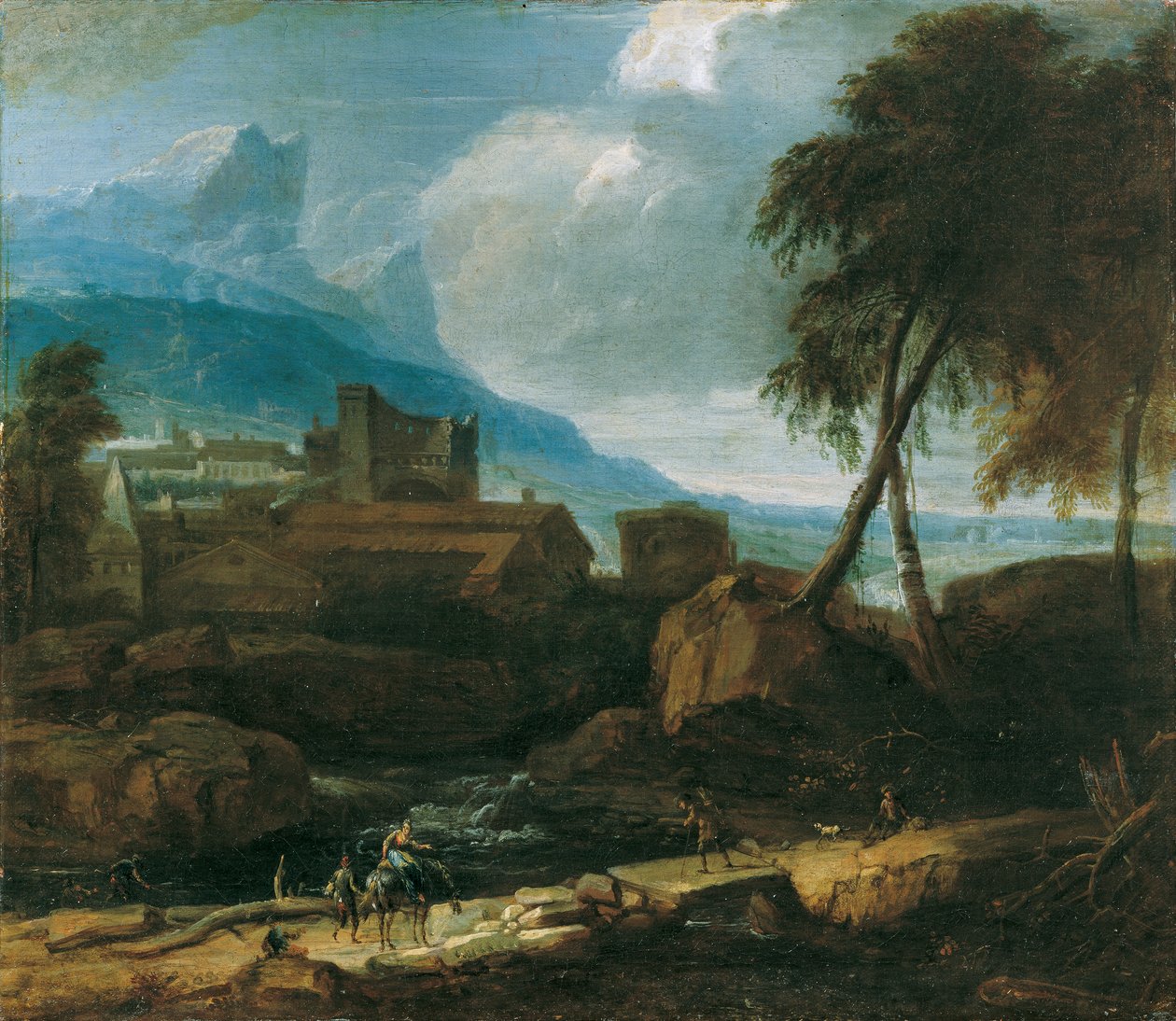 Ideale Landschaft von David Richter d. Ä.