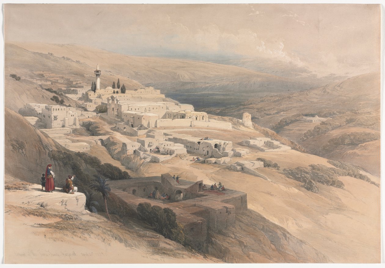 Kloster der Terra-Santa, Nazareth, 1839 von David Roberts