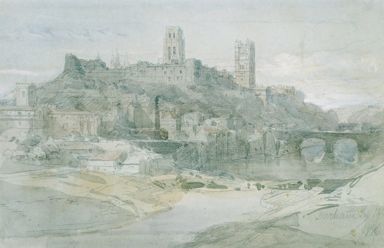 Durham, 1836 von David Roberts