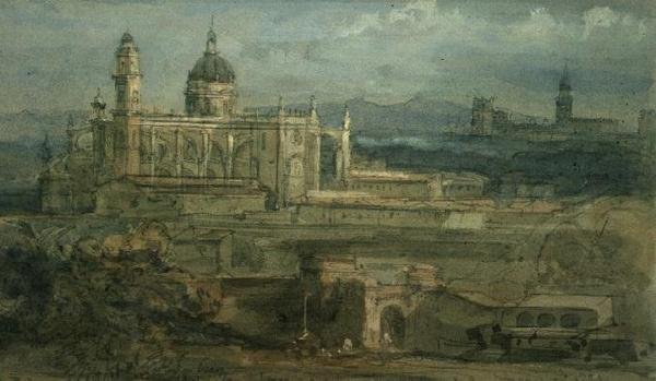 Eingang zu Herez, Spanien von David Roberts