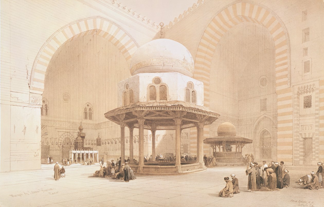 Moschee des Sultan Hassan, 1848 von David Roberts