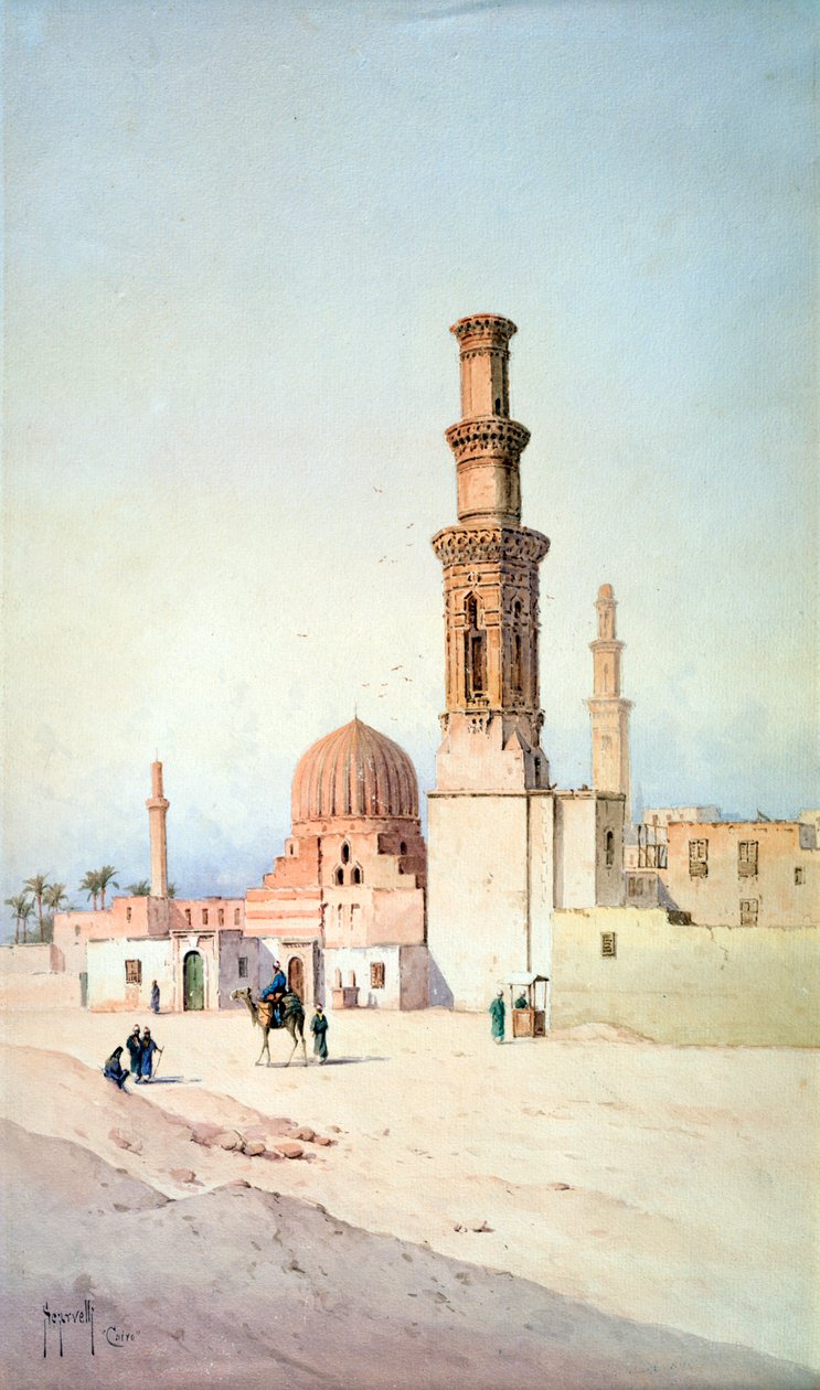 Grab der Kalifen, Kairo, um 1907 von David Roberts