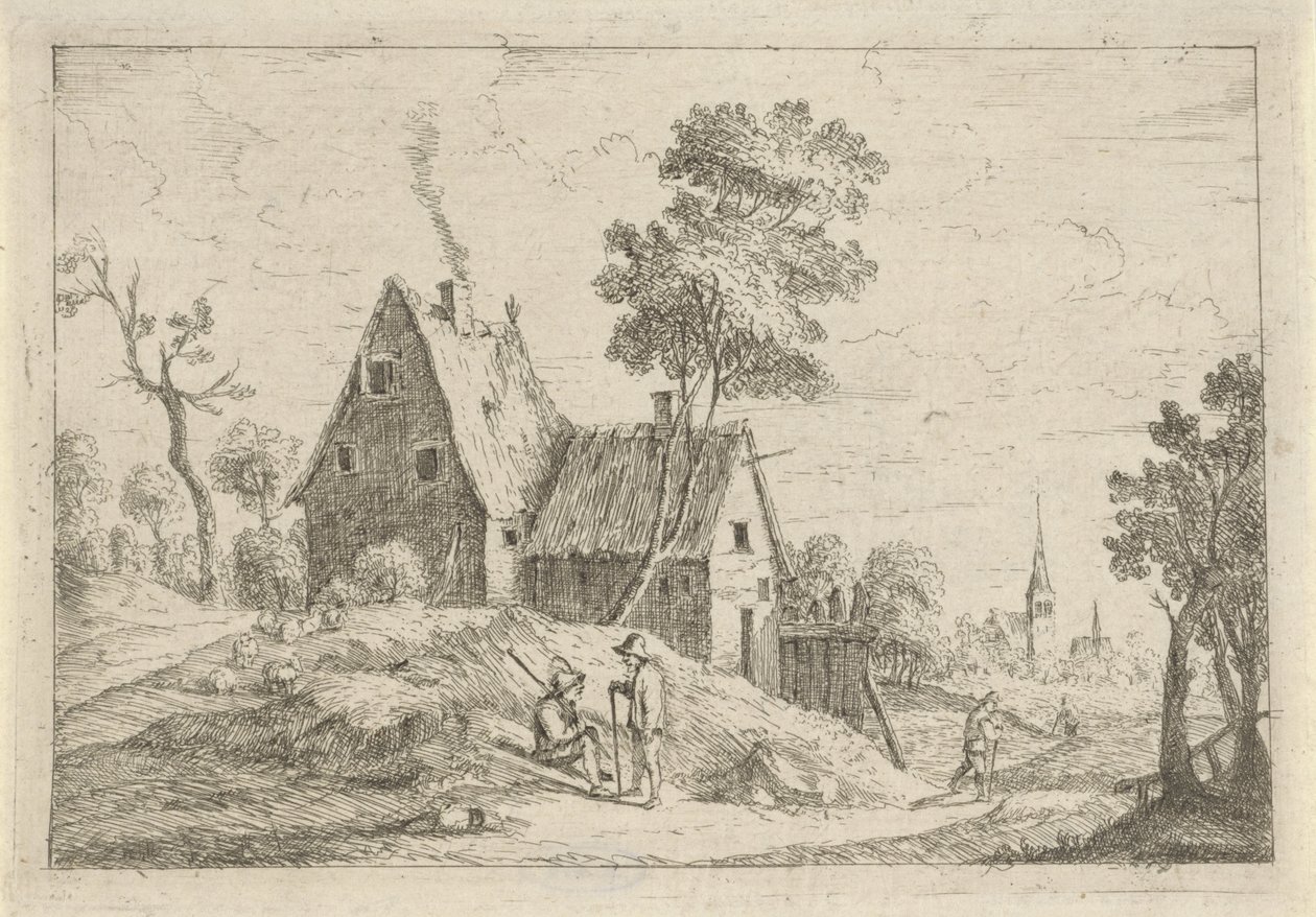 Landschaft mit einem Haus von David Teniers (II)