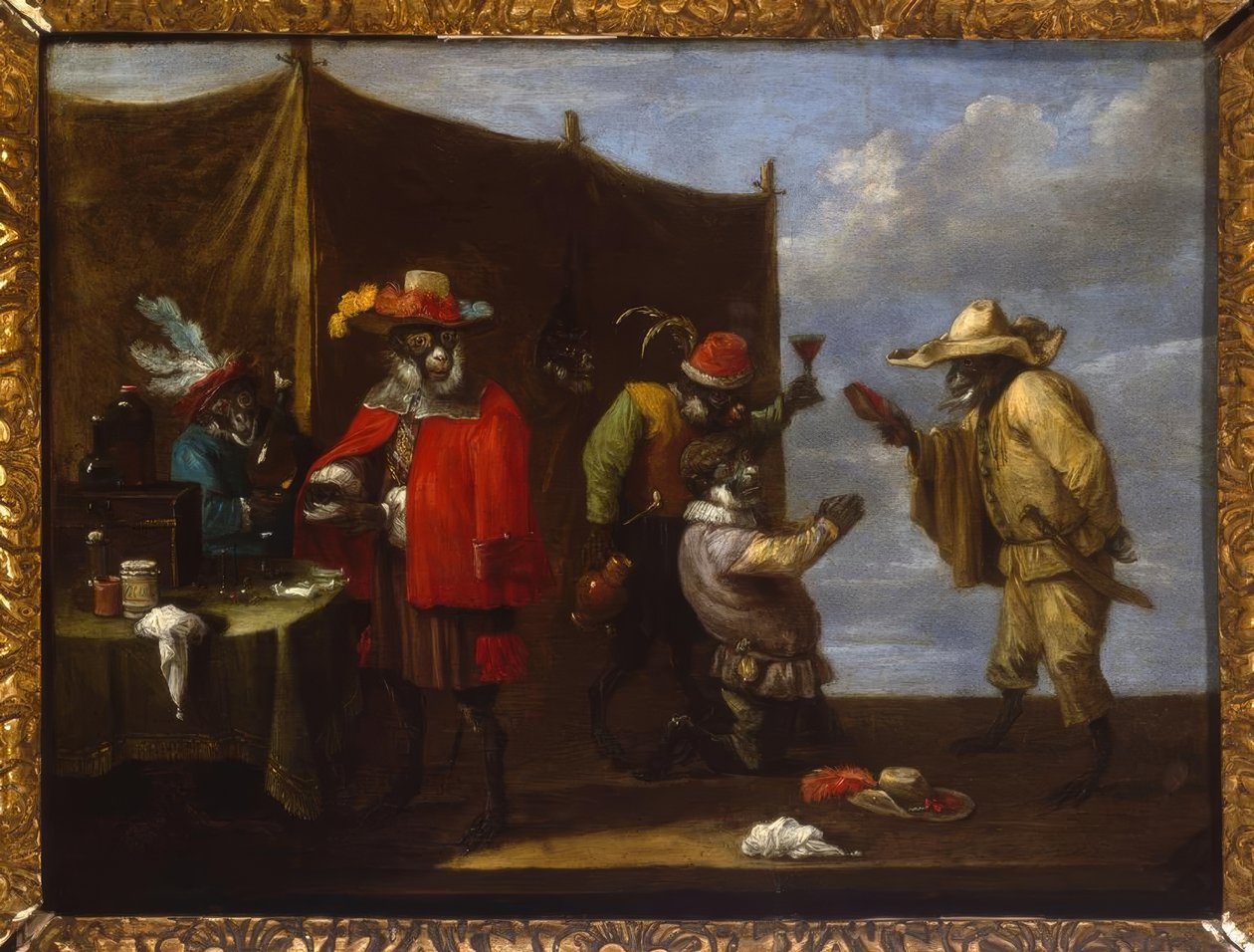 Singerie von David Teniers the Younger