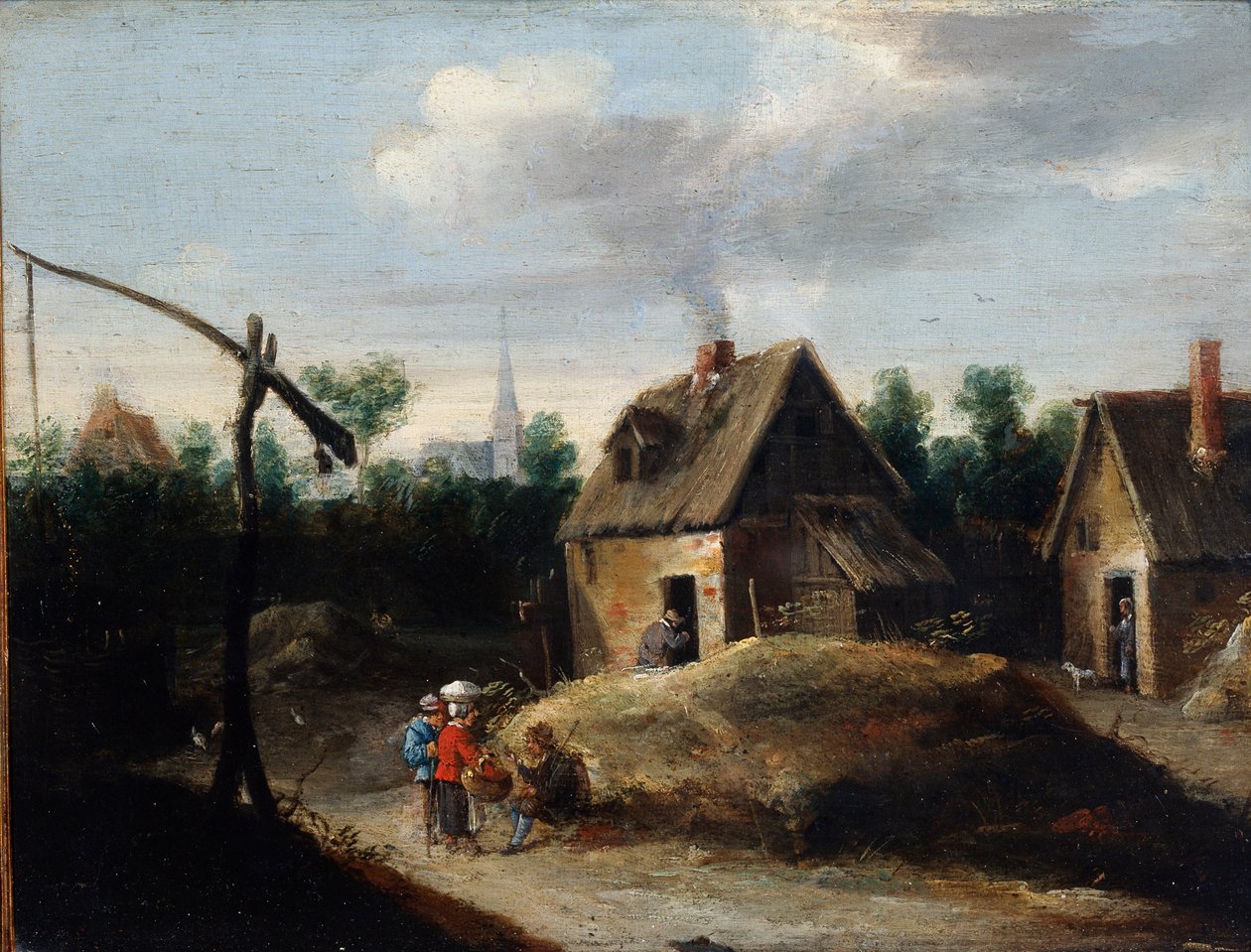 Landschaft auf dem Land, 17. Jahrhundert von David Teniers the Younger