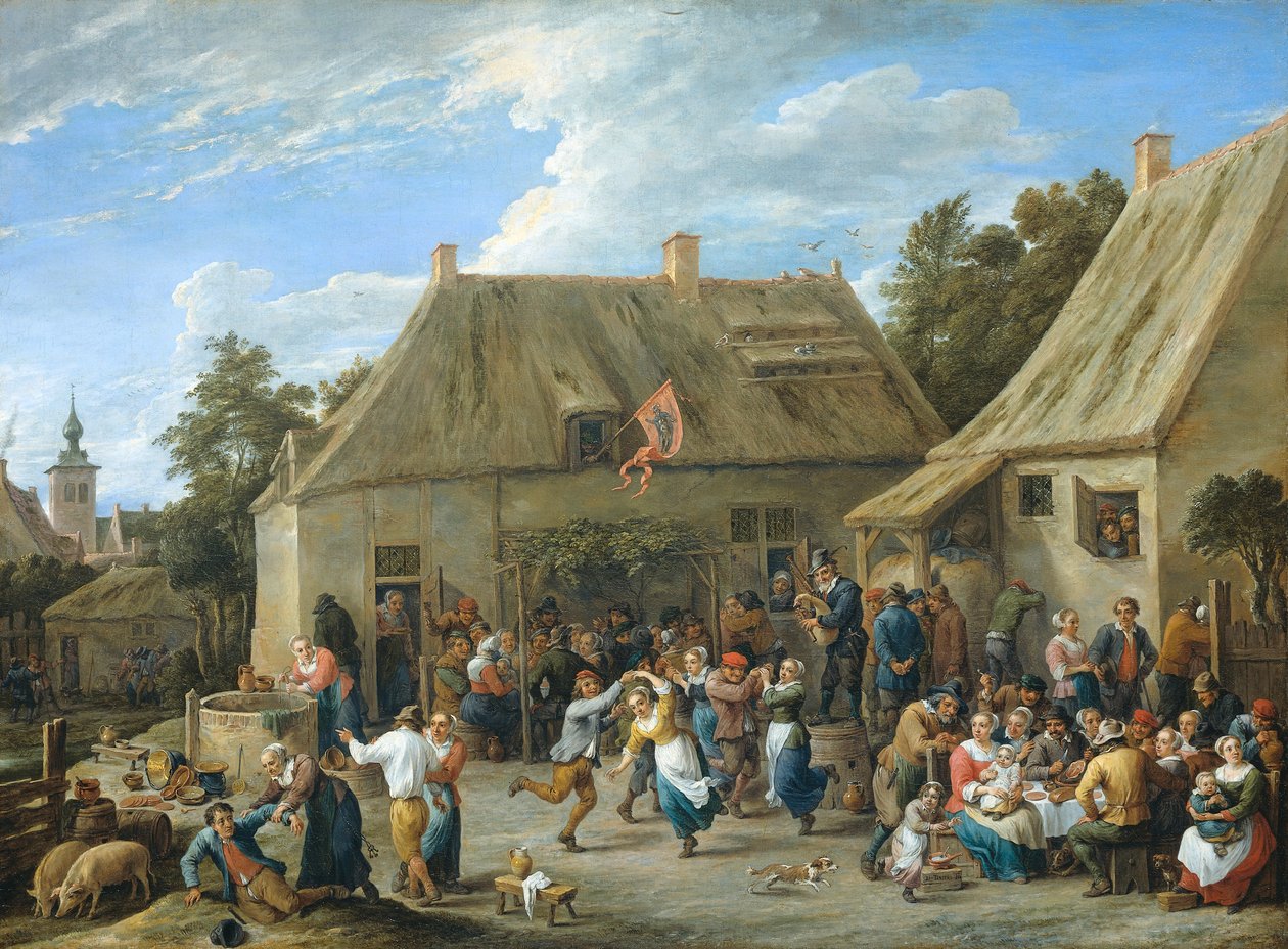 Bauernkirmes von David Teniers the Younger
