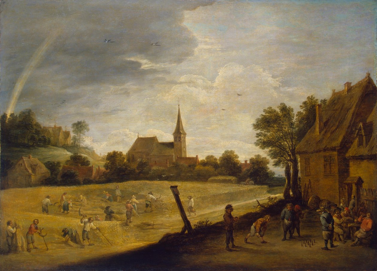 Ernte von David Teniers the Younger