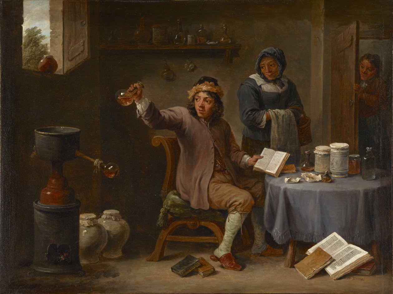 Die Konsultation von David Teniers the Younger