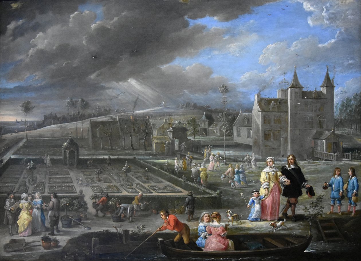 Die vier Jahreszeiten (Frühling) von David Teniers the Younger