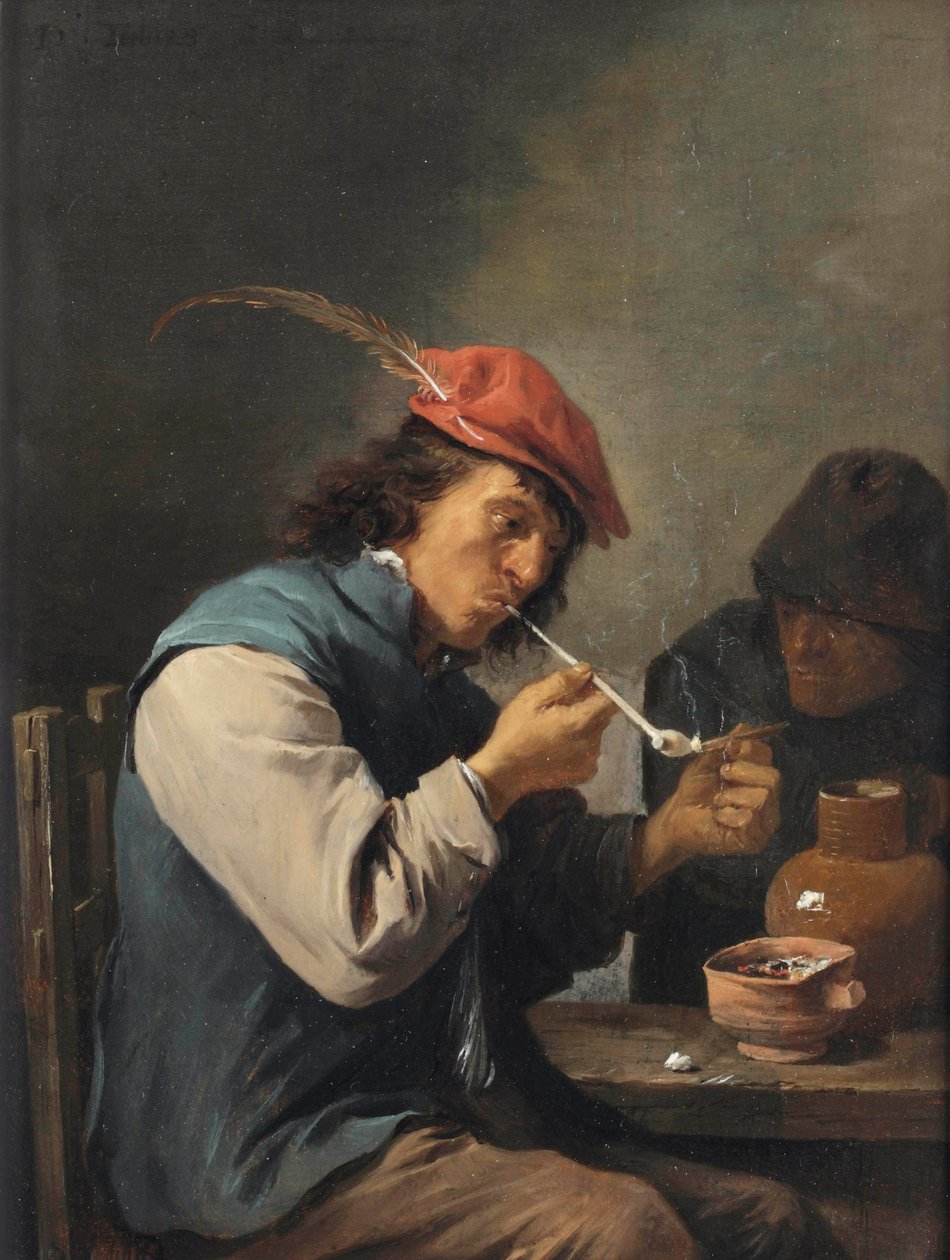 Der Raucher von David Teniers the Younger