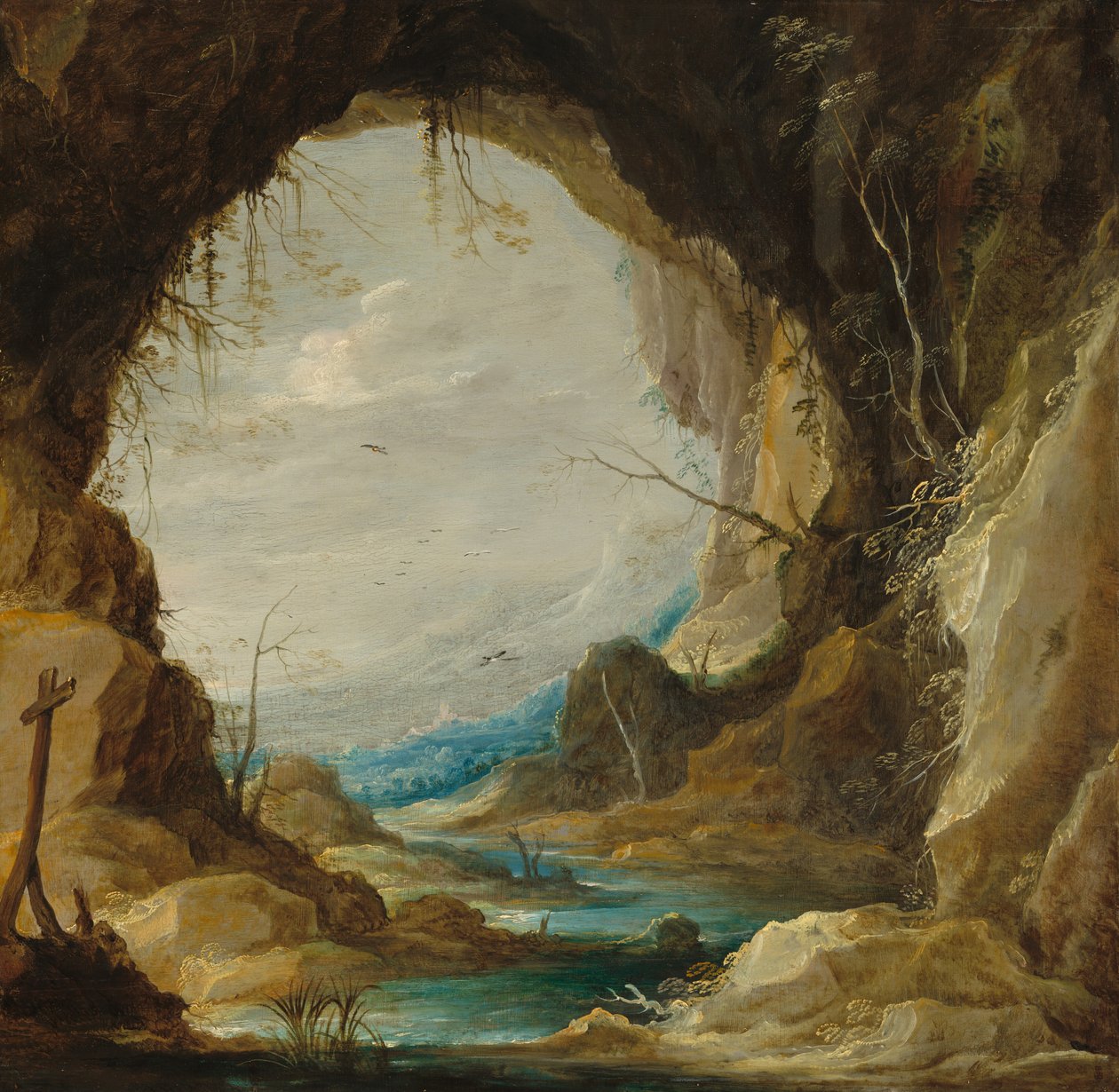 Aussicht aus einer Grotte von David Teniers the Younger