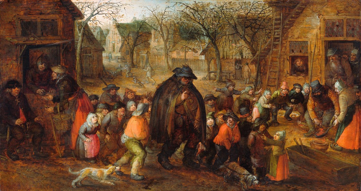 Blinder Drehorgelspieler von David Vinckboons (I)