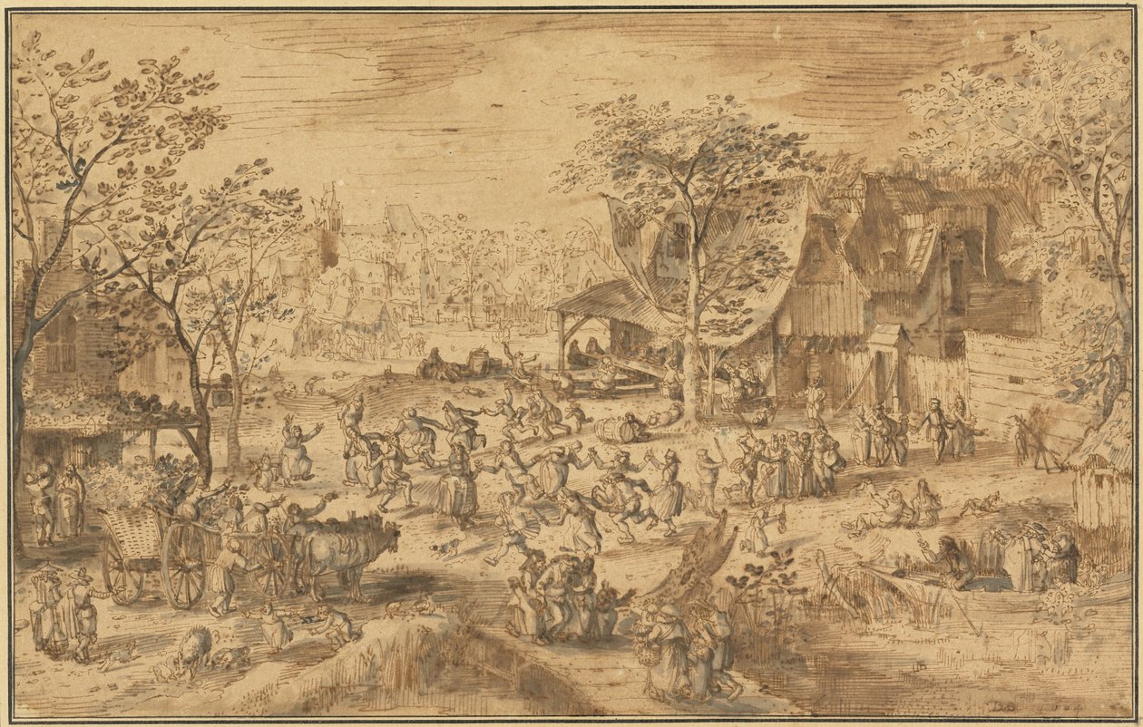 Bauernkirmes von David Vinckboons