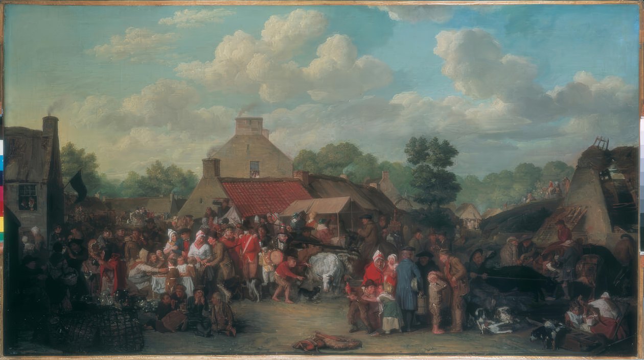 Pitlessie-Markt von David Wilkie