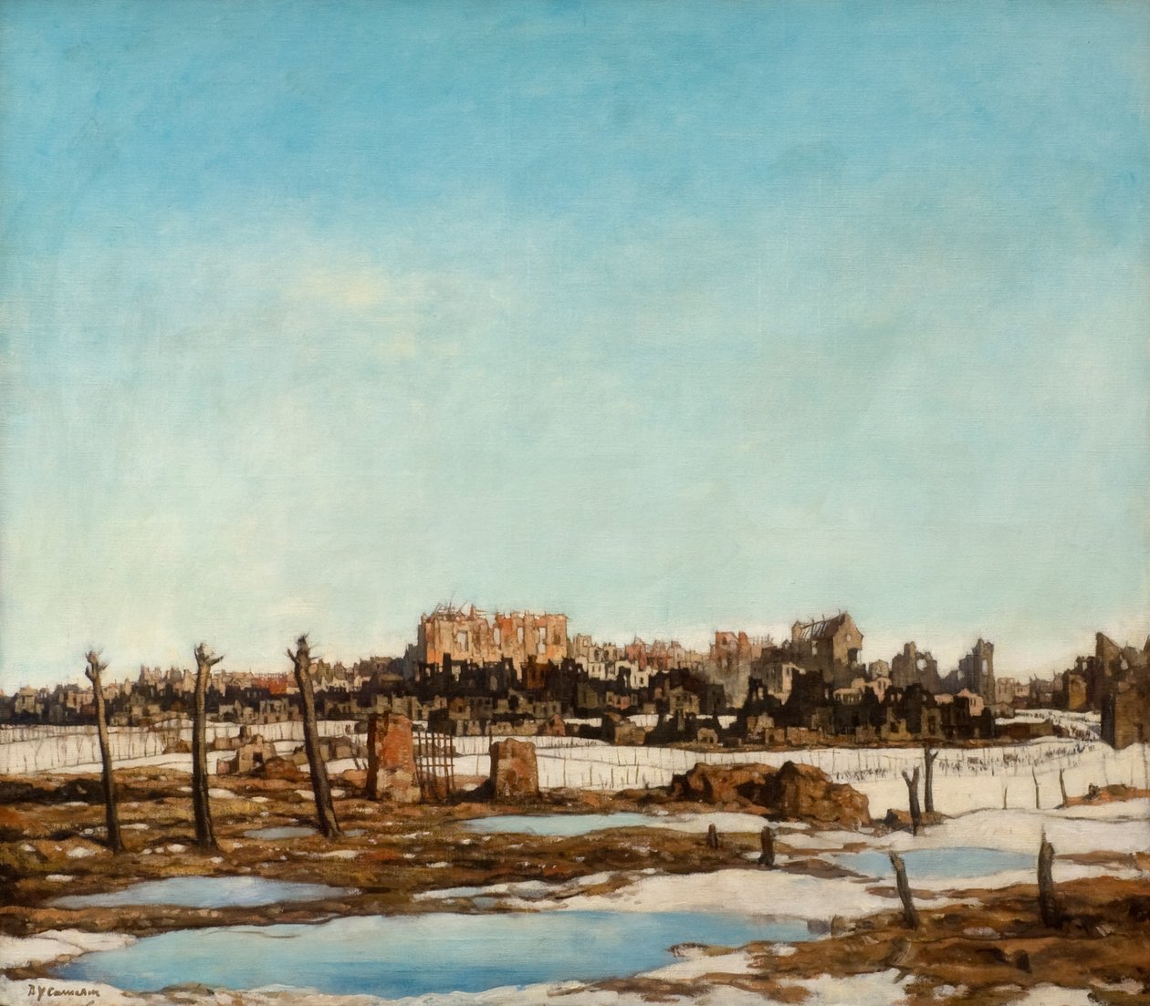 Bailleul, um 1918 von David Young Cameron