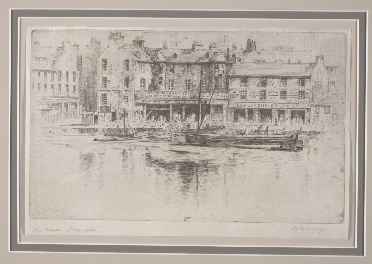 Alte Häuser, Greenock von David Young Cameron