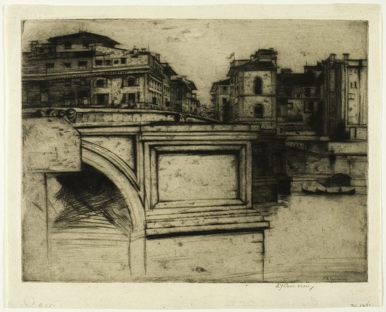 Ponte della Trinità von David Young Cameron