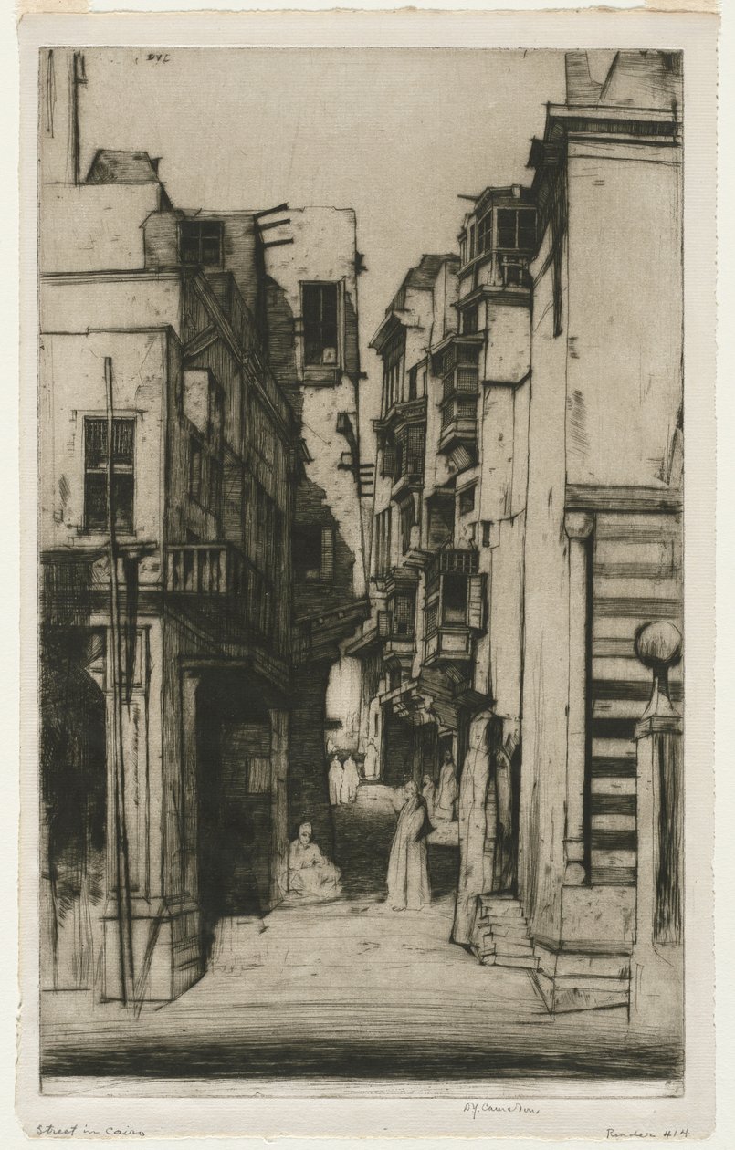 Straße in Kairo von David Young Cameron