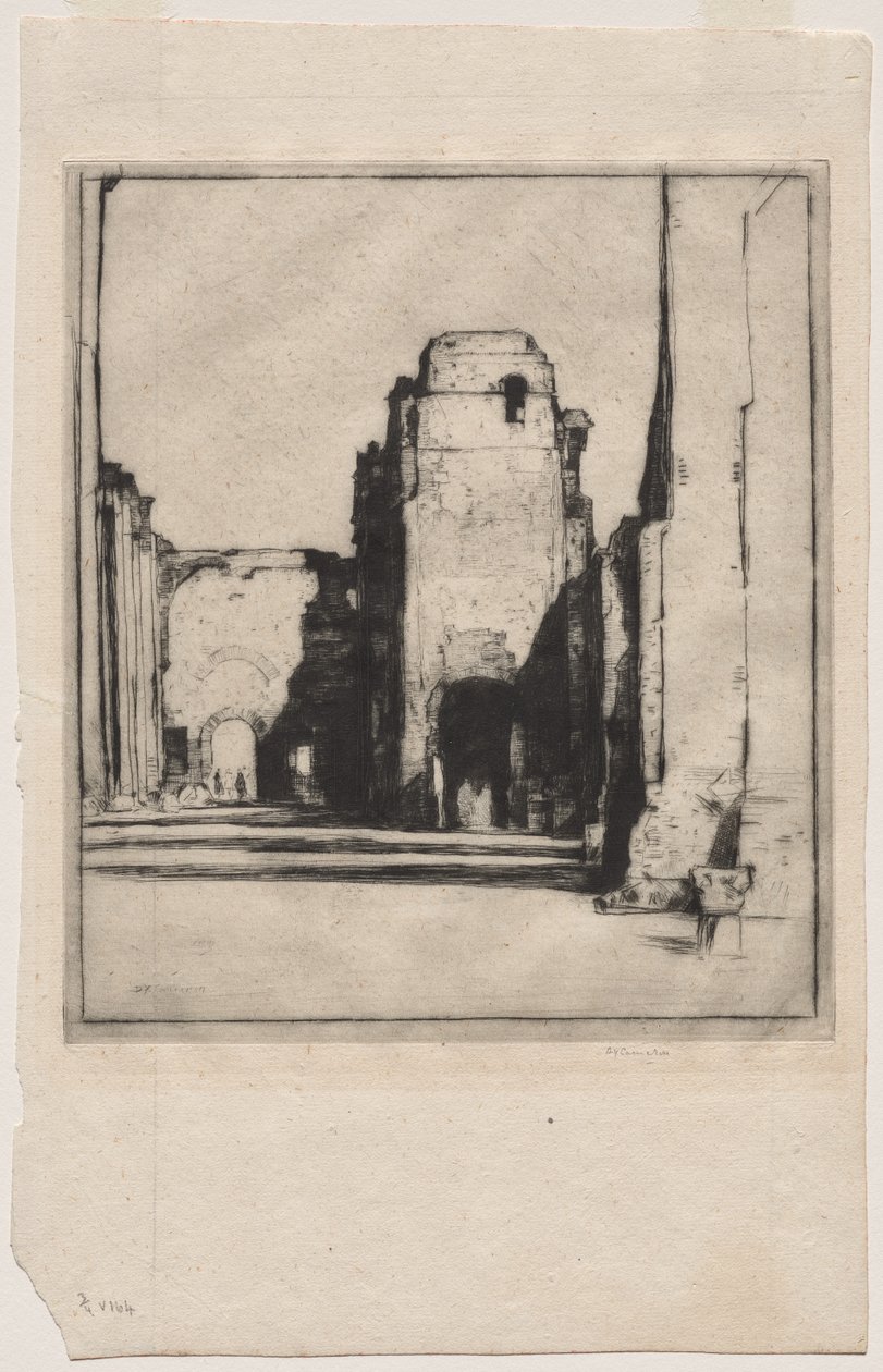 Tepidarium, Bäder von Caracalla von David Young Cameron