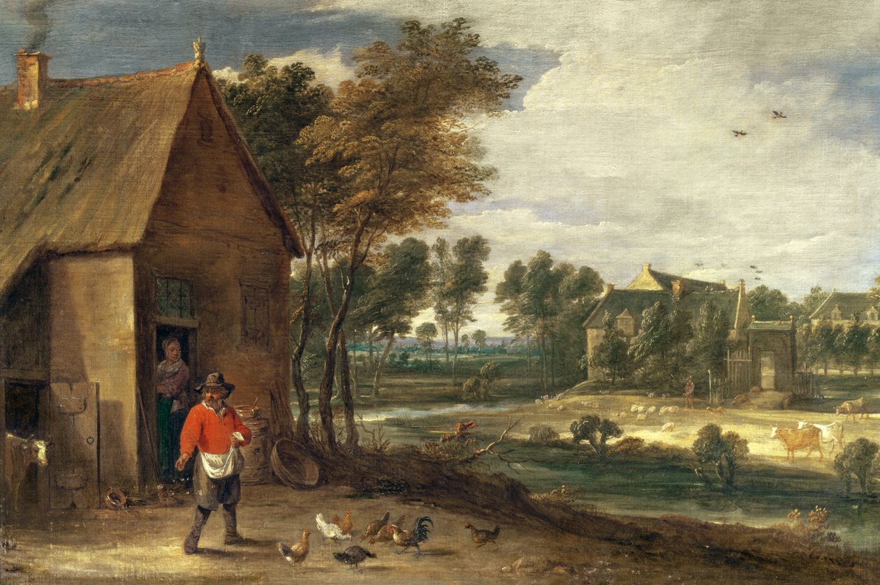 Eine Flusslandschaft von David Teniers the Younger