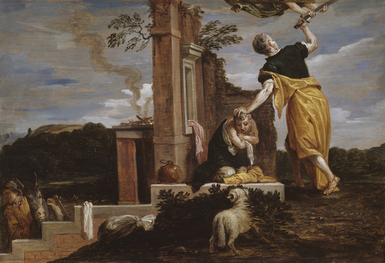 Abrahams Opferung Isaaks von David Teniers the Younger