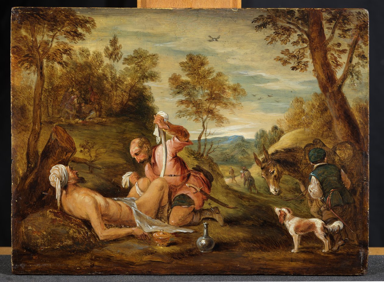 Der barmherzige Samariter von David Teniers the Younger