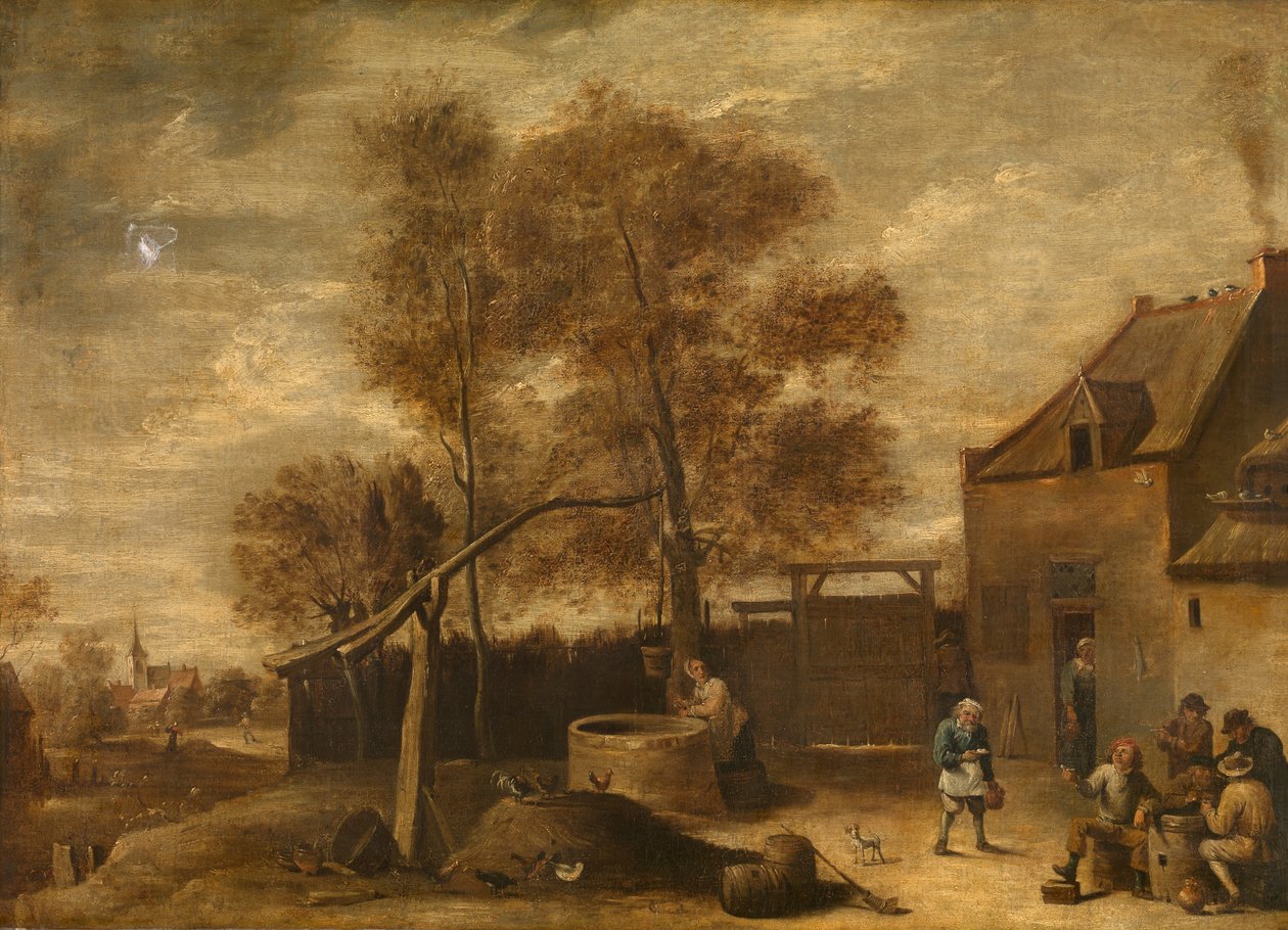 Im Bauernhof von David the Younger Teniers