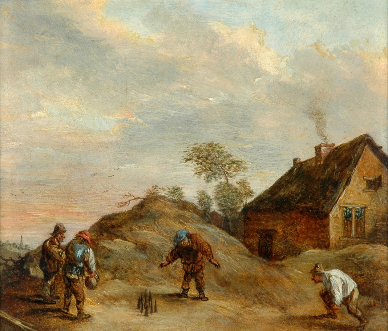 Männer beim Kegeln von David Teniers the Younger
