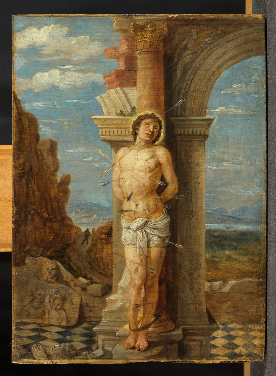 Heiliger Sebastian, nach Andrea Mantegna von David Teniers the Younger