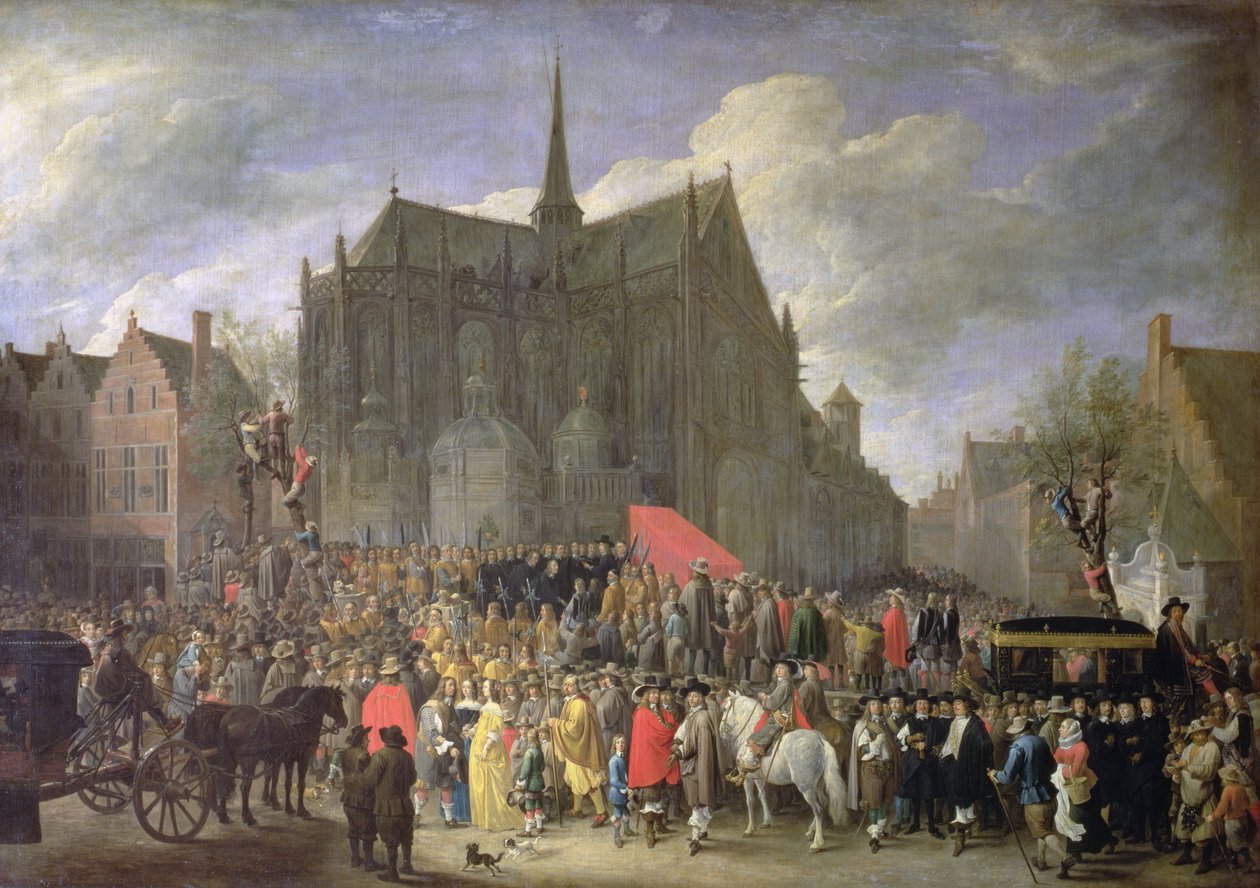 Vogelschießen, 1652 von David Teniers the Younger