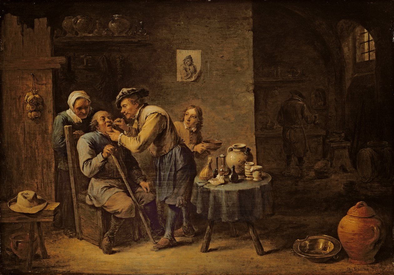 Der Zahnarzt von David the Younger Teniers