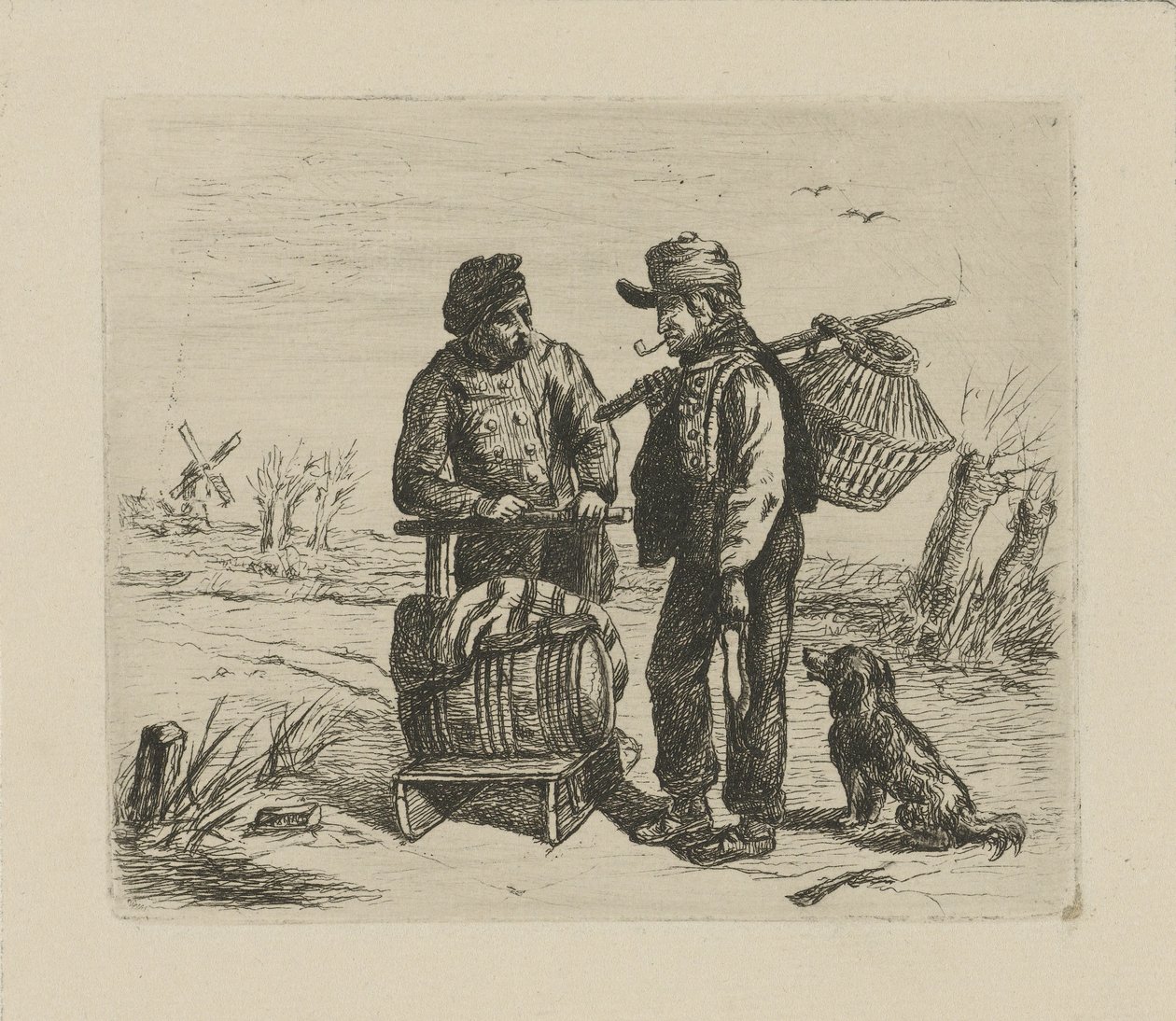 Winteransicht von David van der Kellen