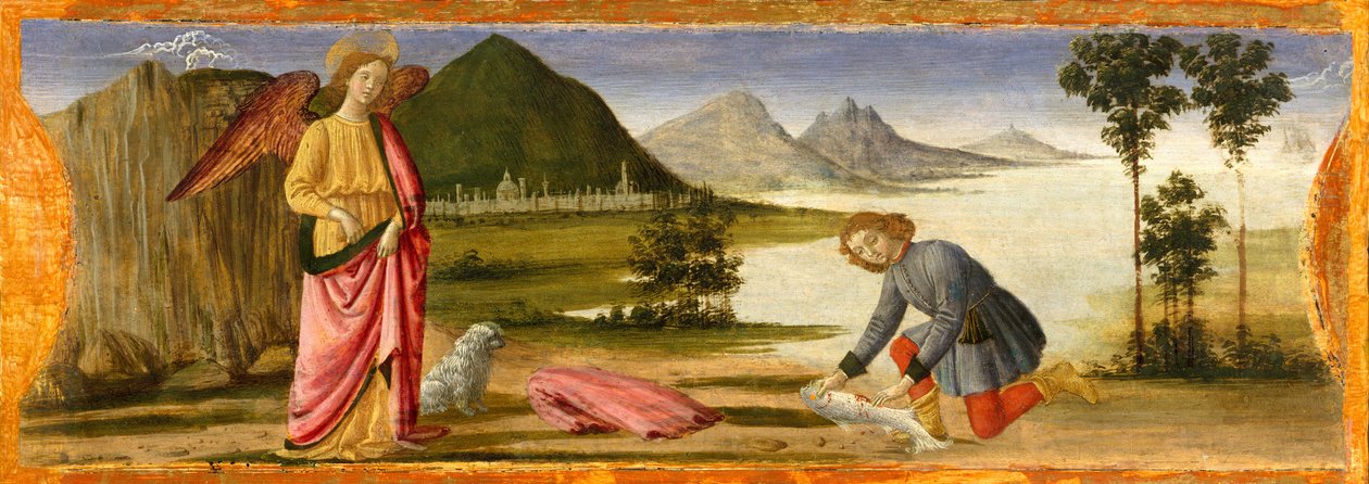 Tobias und der Engel, ca. 1479 von Davide Ghirlandaio