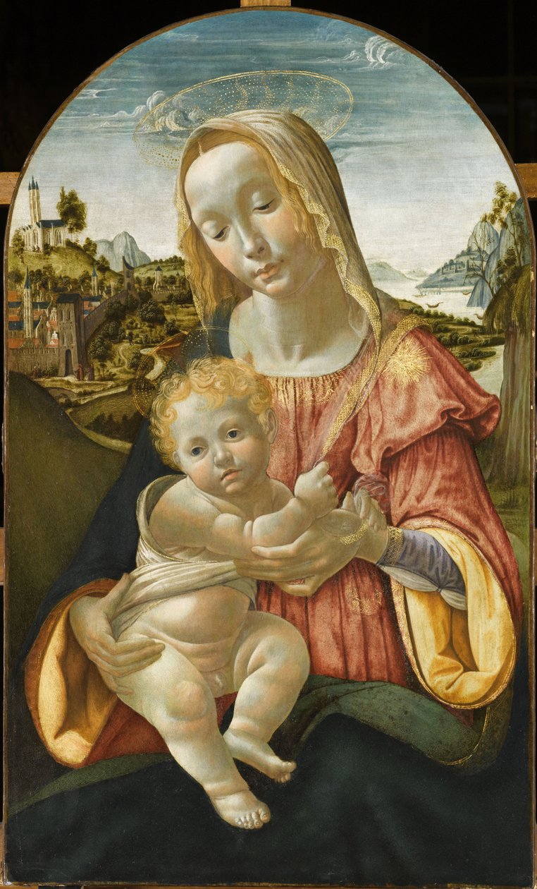 Maria mit Kind, ca. 1487-1488 von Davide Ghirlandaio