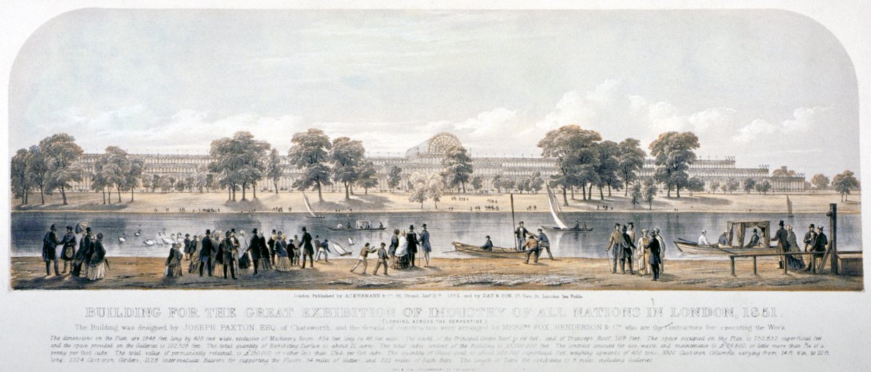 Große Ausstellung, Hyde Park, London, 1851 von Day and Son